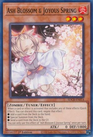 Image of Ash Blossom & Joyous Spring (SDCB-EN014) - Structure Deck: Legend of the Crystal Beasts 1st Edition