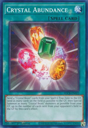 Image of Crystal Abundance (SDCB-EN022) - Structure Deck: Legend of the Crystal Beasts 1st Edition