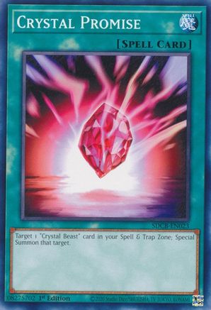 Image of Crystal Promise (SDCB-EN023) - Structure Deck: Legend of the Crystal Beasts 1st Edition