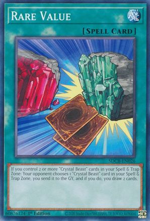 Image of Rare Value (SDCB-EN026) - Structure Deck: Legend of the Crystal Beasts 1st Edition