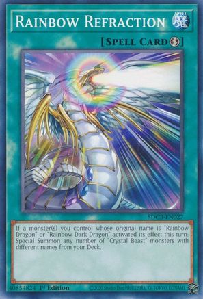 Image of Rainbow Refraction (SDCB-EN027) - Structure Deck: Legend of the Crystal Beasts 1st Edition