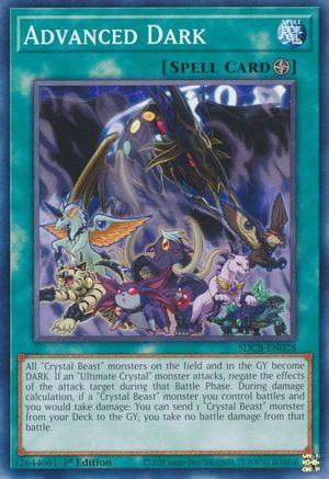 Image of Advanced Dark (SDCB-EN028) - Structure Deck: Legend of the Crystal Beasts 1st Edition