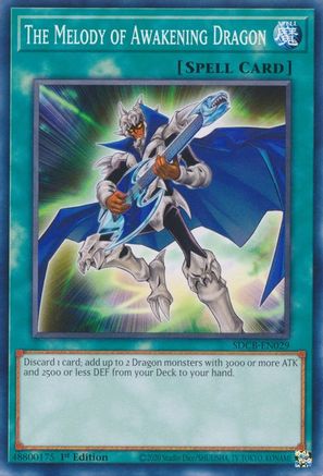 Image of The Melody of Awakening Dragon (SDCB-EN029) - Structure Deck: Legend of the Crystal Beasts 1st Edition