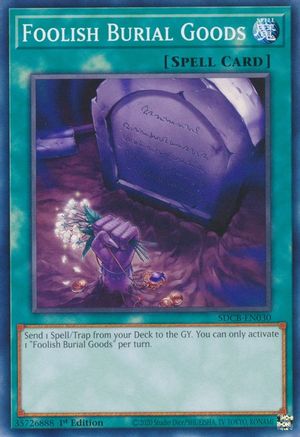Image of Foolish Burial Goods (SDCB-EN030) - Structure Deck: Legend of the Crystal Beasts 1st Edition