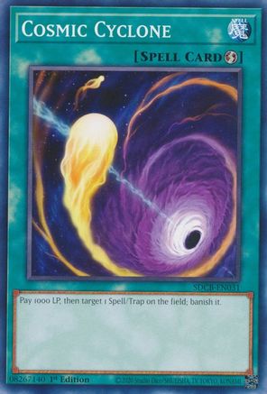 Image of Cosmic Cyclone (SDCB-EN031) - Structure Deck: Legend of the Crystal Beasts 1st Edition