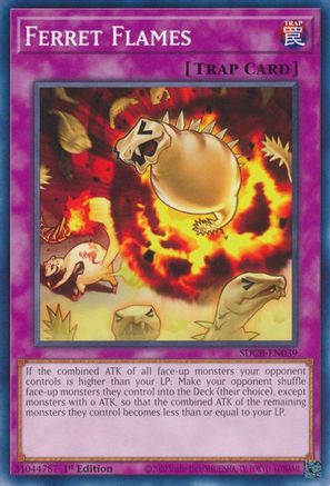 Image of Ferret Flames (SDCB-EN039) - Structure Deck: Legend of the Crystal Beasts 1st Edition