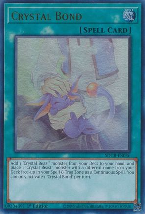Image of Crystal Bond (SDCB-EN046) - Structure Deck: Legend of the Crystal Beasts 1st Edition