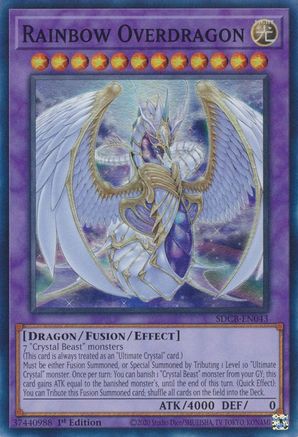 Image of Rainbow Overdragon (SDCB-EN043) - Structure Deck: Legend of the Crystal Beasts 1st Edition