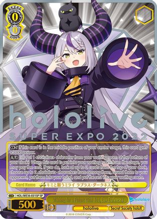 Image of Wishing for a Future With You, La+ Darknesss (SP) (HOL/WE36-E01SP SP) - hololive production Premium Booster