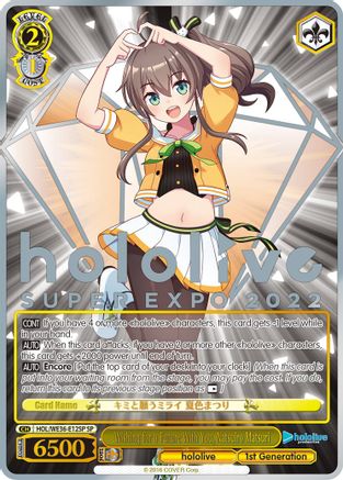 Image of Wishing for a Future With You, Natsuiro Matsuri (SP) (HOL/WE36-E12SP SP) - hololive production Premium Booster