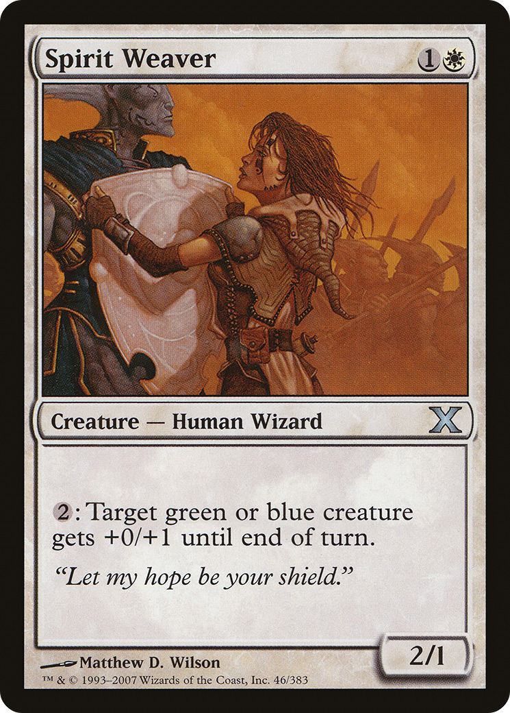 Image of Spirit Weaver (10E-046) - Tenth Edition Foil