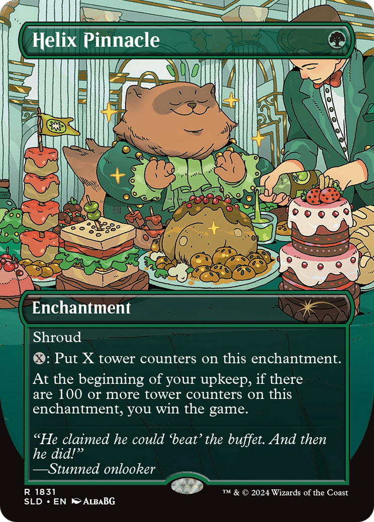 Image of Helix Pinnacle (SLD-1831) - Secret Lair Drop (Borderless) Foil