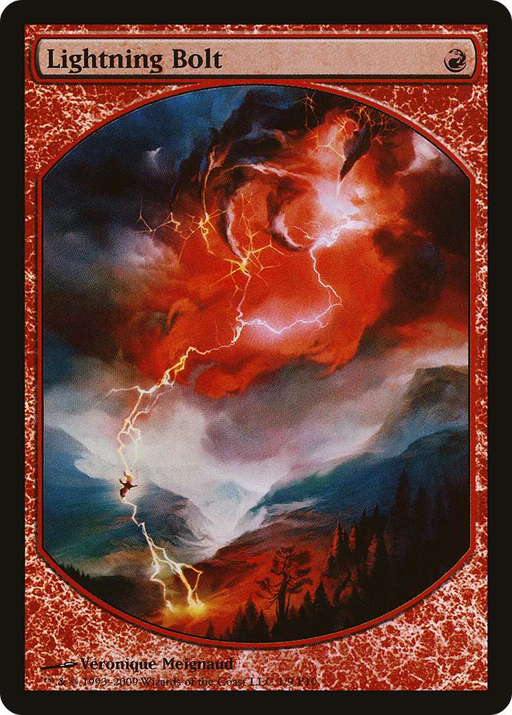 Image of Lightning Bolt (MPRP-001) - Magic Player Rewards 2010 Foil