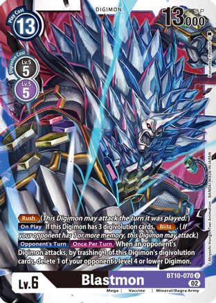 Image of Blastmon (BT10-070) - Xros Encounter