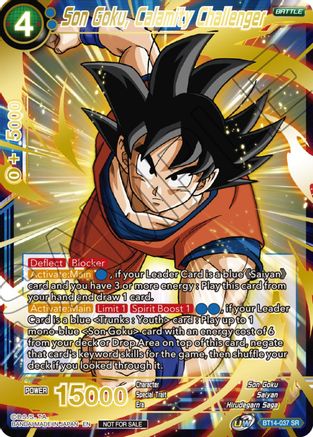 Image of Son Goku, Calamity Challenger (BT14-037) - Tournament Promotion Cards Foil