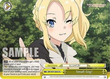 Image of Small Gig! (SBY/W77-E022 CC) - Rascal Does Not Dream of a Dreaming Girl