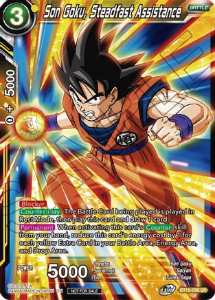 Image of Son Goku, Steadfast Assistance (Zenkai Series Tournament Pack Vol.1) (BT15-096) - Tournament Promotion Cards