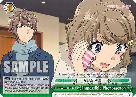 Image of Impossible Phenomenon (SBY/W77-E048 CC) - Rascal Does Not Dream of a Dreaming Girl