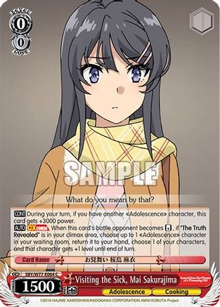 Image of Visiting the Sick, Mai Sakurajima (SBY/W77-E064 C) - Rascal Does Not Dream of a Dreaming Girl