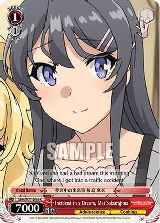 Image of Incident in a Dream, Mai Sakurajima (SBY/W77-E066 C) - Rascal Does Not Dream of a Dreaming Girl