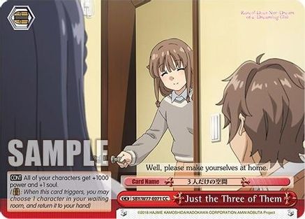 Image of Just the Three of Them (SBY/W77-E071 CC) - Rascal Does Not Dream of a Dreaming Girl