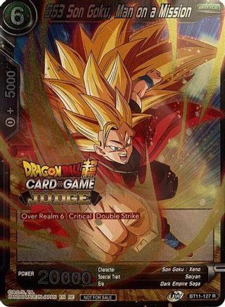 Image of SS3 Son Goku, Man on a Mission (Judge Pack Vol.12) (BT11-127) - Tournament Promotion Cards