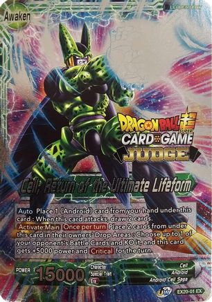 Image of Cell // Cell, Return of the Ultimate Lifeform (Judge Pack Vol.12) (EX20-01) - Tournament Promotion Cards