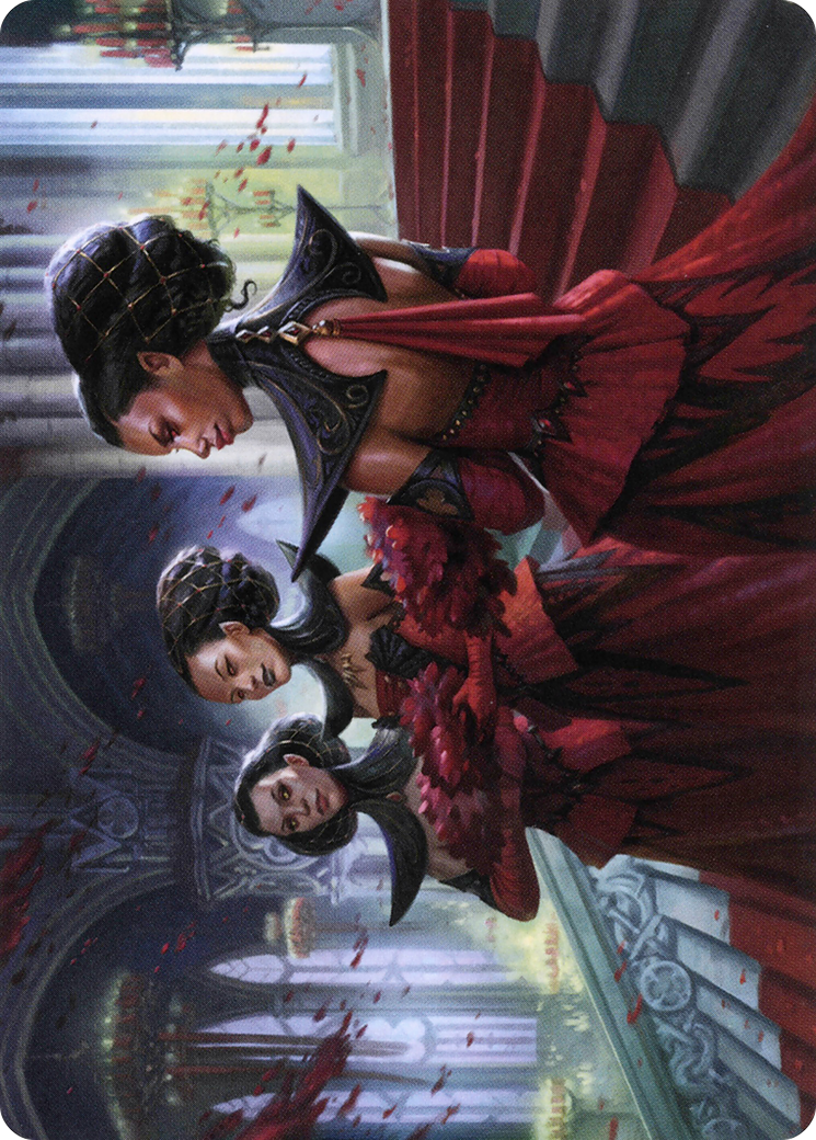 Image of Olivia's Attendants // Olivia's Attendants (AVOW-047) - Crimson Vow Art Series (Borderless) Foil