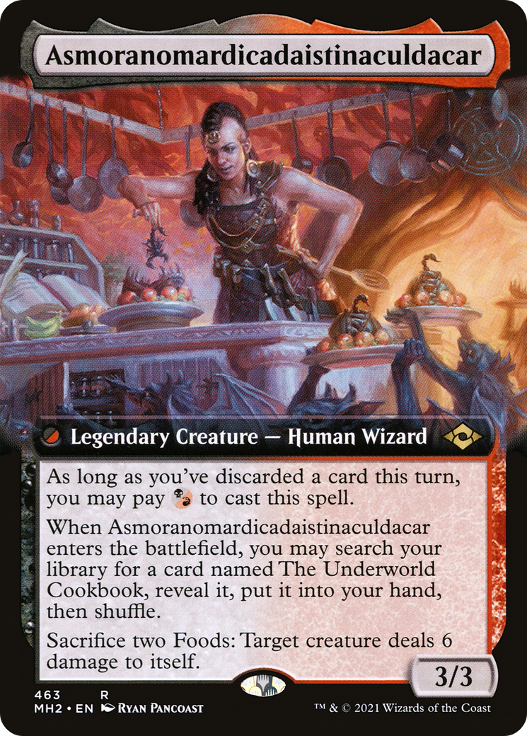 Image of Asmoranomardicadaistinaculdacar (Extended Art) (MH2-463) - Modern Horizons 2: (Extended Art) Foil