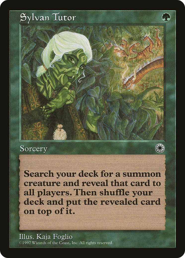 Image of Sylvan Tutor (POR-) - Portal