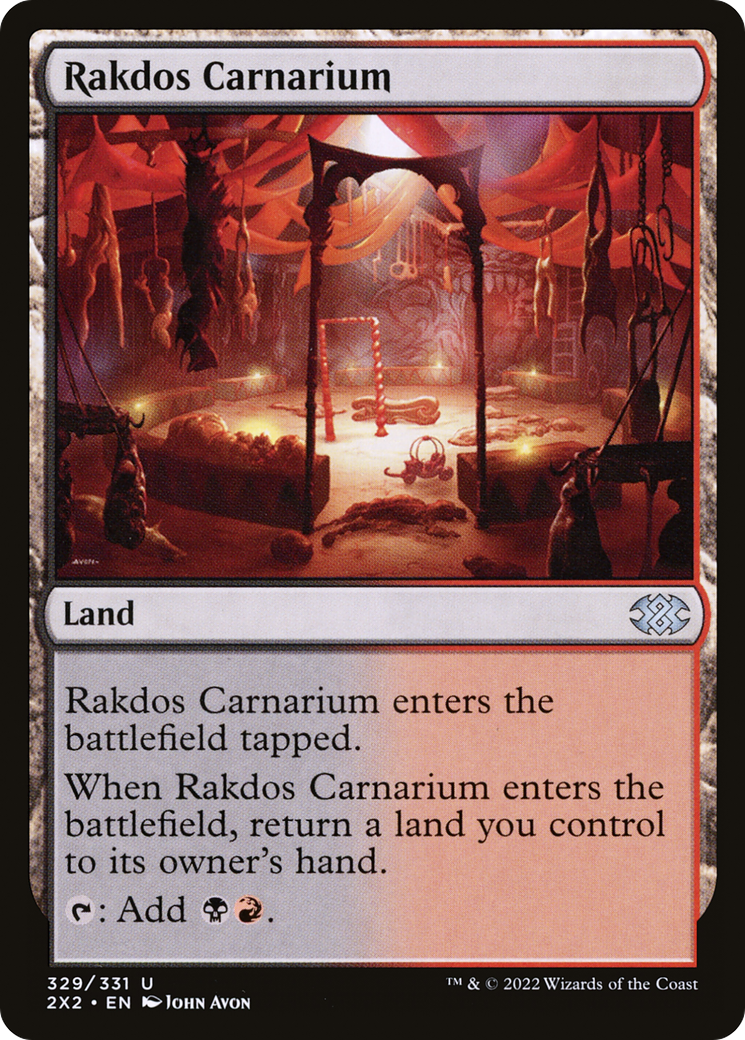 Image of Rakdos Carnarium (2X2-329) - Double Masters 2022 Foil