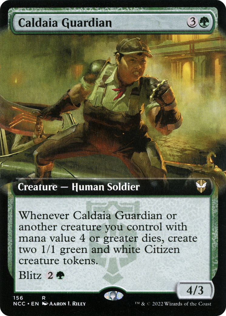 Image of Caldaia Guardian (Extended Art) (NCC-156) - New Capenna Commander: (Extended Art)