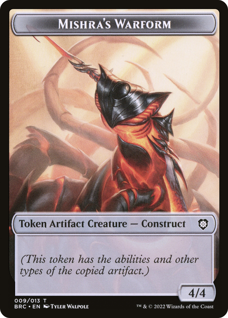 Image of Mishra's Warform (TBRC-009) - The Brothers' War Commander Tokens