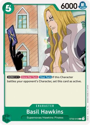 Image of Basil Hawkins (ST02-010) - Starter Deck 2: Worst Generation