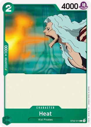Image of Heat (ST02-011) - Starter Deck 2: Worst Generation