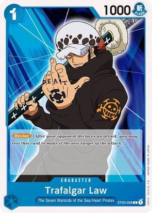 Image of Trafalgar Law (ST03-008) - Starter Deck 3: The Seven Warlords of The Sea
