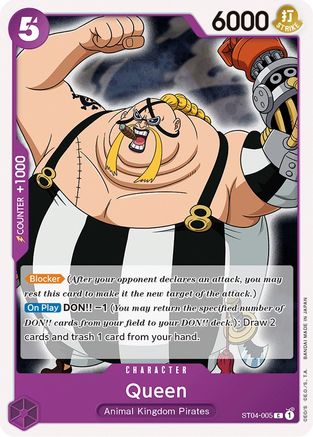 Image of Queen (ST04-005) - Starter Deck 4: Animal Kingdom Pirates