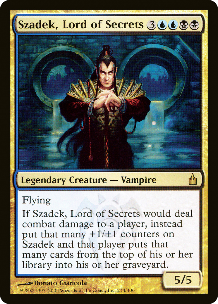 Image of Szadek, Lord of Secrets (RAV-234) - Ravnica: City of Guilds Foil