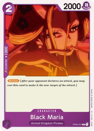 Image of Black Maria (ST04-011) - Starter Deck 4: Animal Kingdom Pirates