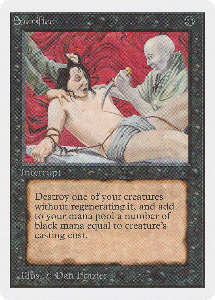 Image of Sacrifice (2ED-) - Unlimited Edition