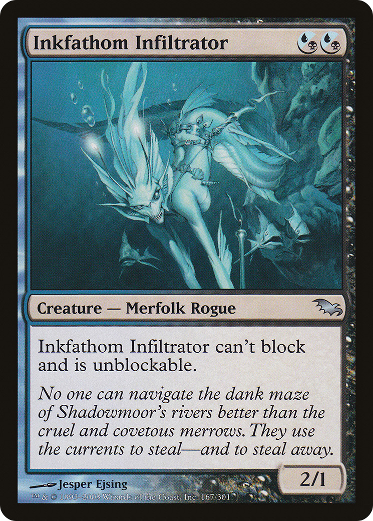 Image of Inkfathom Infiltrator (SHM-167) - Shadowmoor