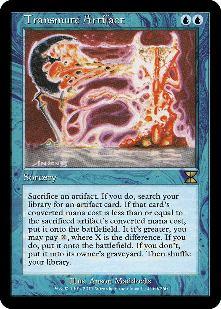 Image of Transmute Artifact (ME4-069) - Masters Edition IV Foil