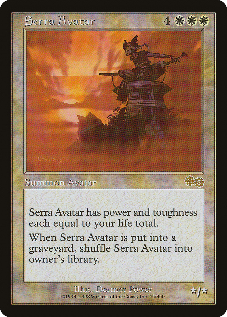 Image of Serra Avatar (USG-045) - Urza's Saga