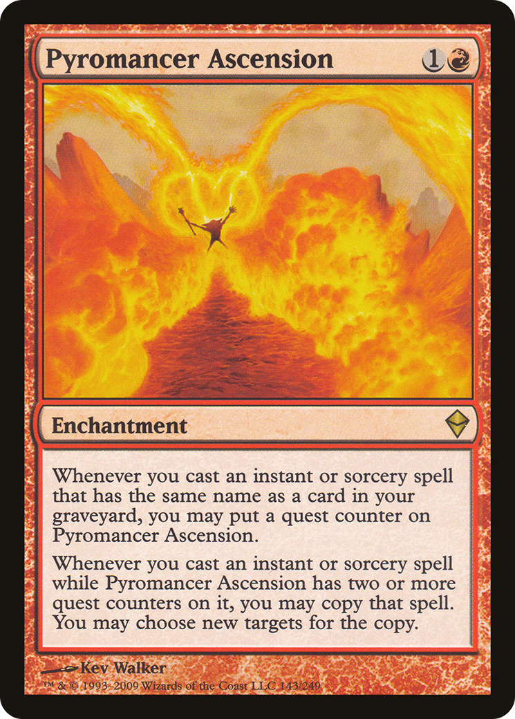 Image of Pyromancer Ascension (ZEN-143) - Zendikar Foil