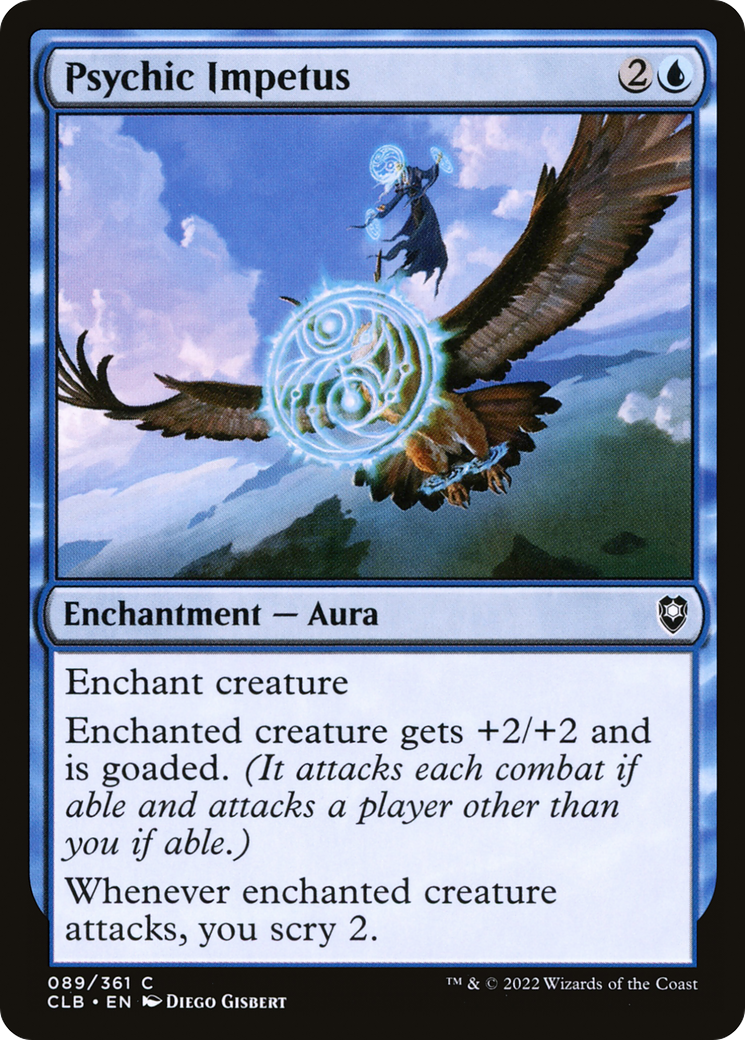 Image of Psychic Impetus (CLB-089) - Commander Legends: Battle for Baldur's Gate