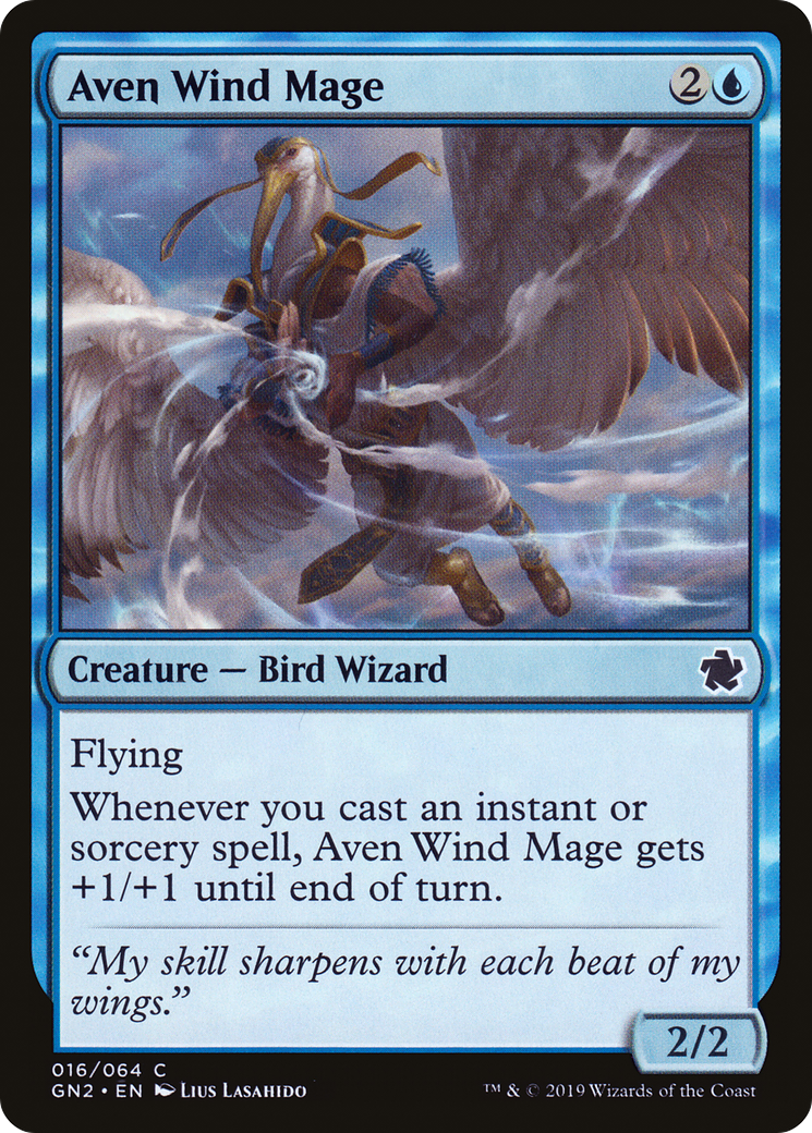 Image of Aven Wind Mage (GN2-016) - Game Night 2019