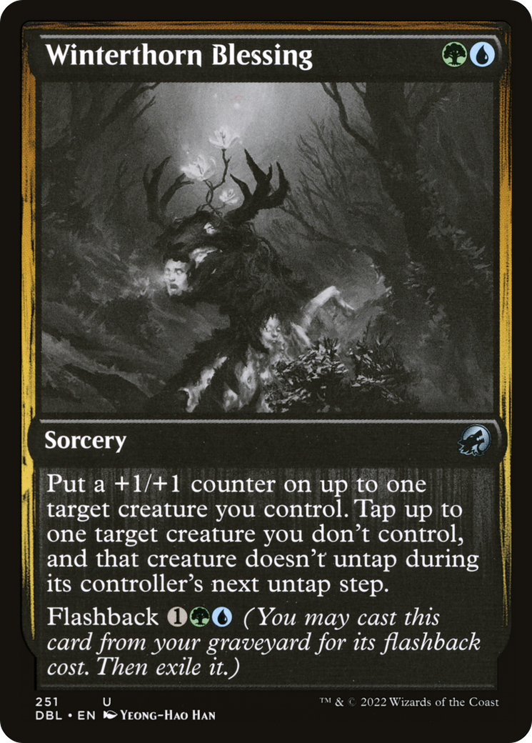 Image of Winterthorn Blessing (DBL-251) - Innistrad: Double Feature Foil