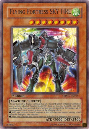 Image of Flying Fortress SKY FIRE (CRMS-EN016) - Crimson Crisis Unlimited