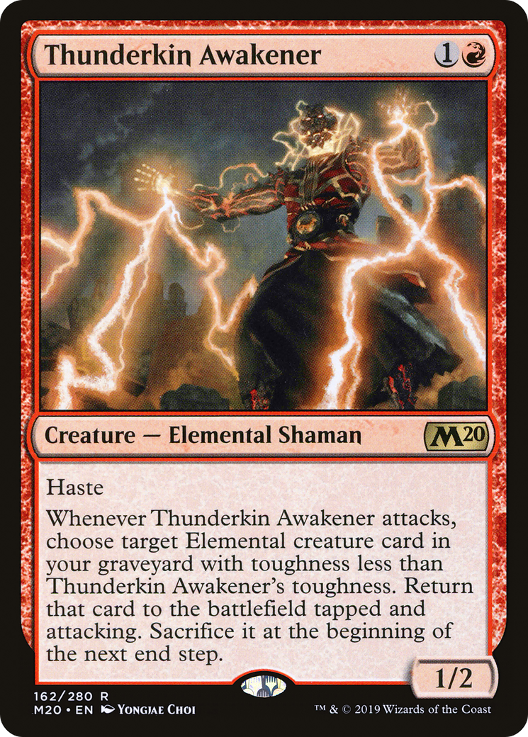 Image of Thunderkin Awakener (M20-162) - Core Set 2020