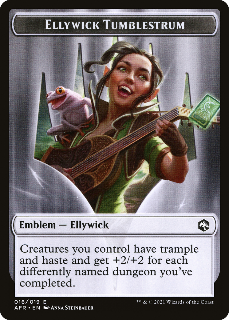 Image of Ellywick Tumblestrum Emblem (TAFR-016) - Adventures in the Forgotten Realms Tokens